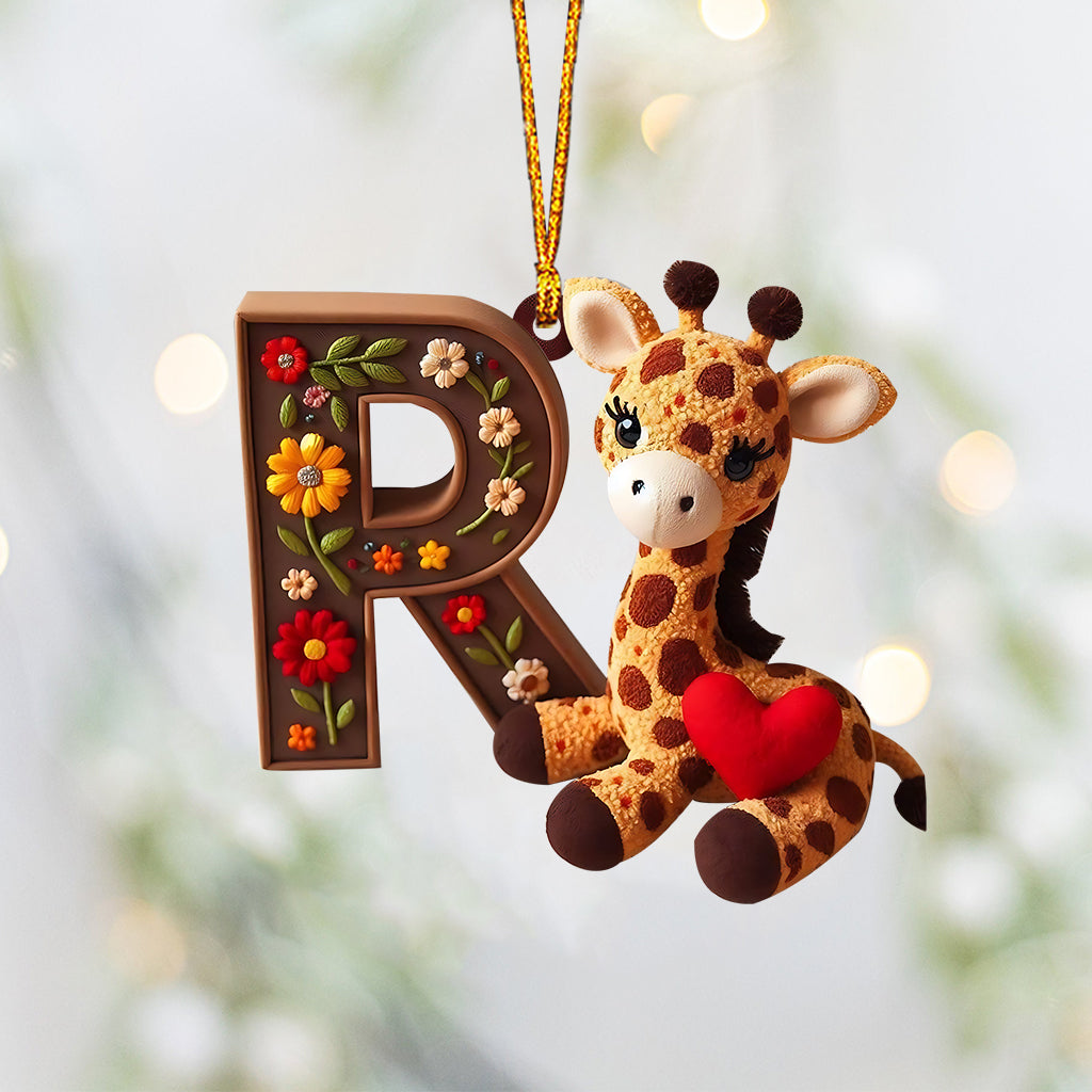Niedliche Giraffe – personalisierter Kinderschmuck