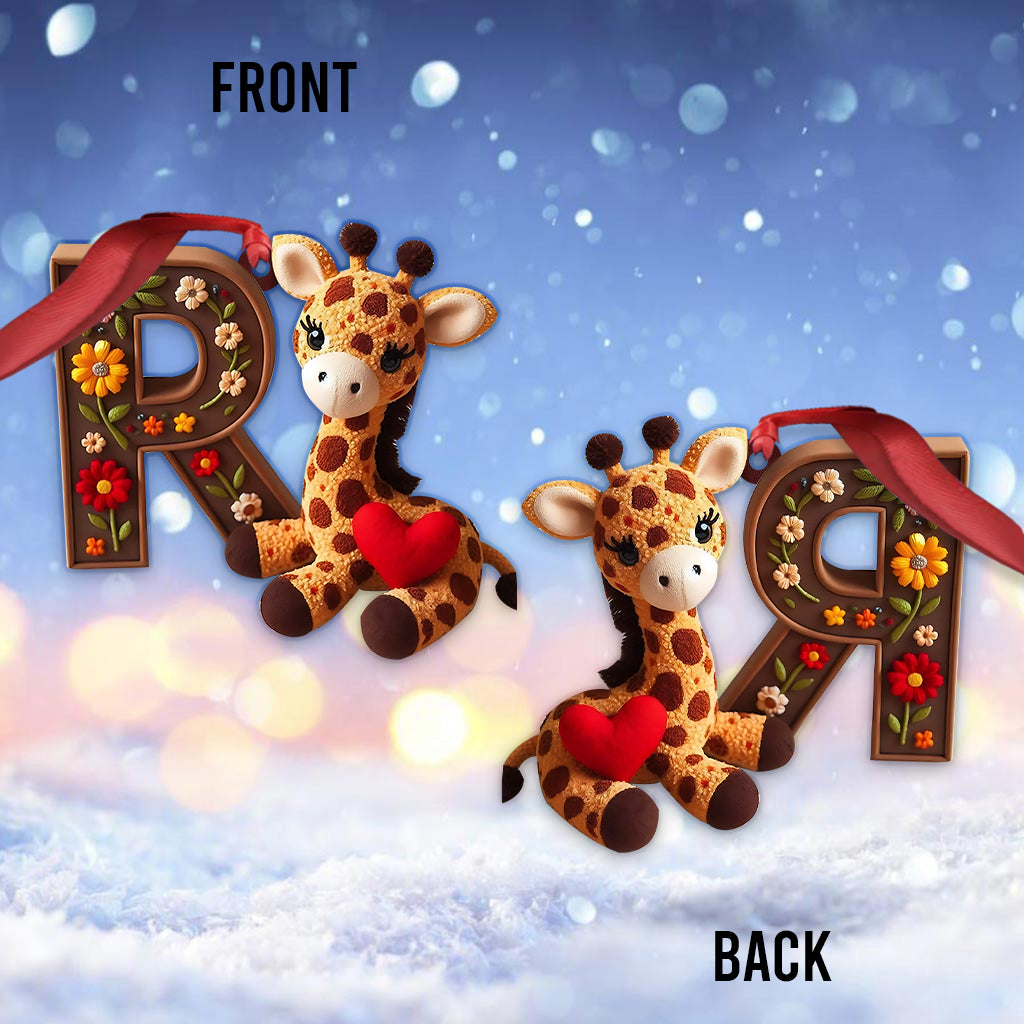 Niedliche Giraffe – personalisierter Kinderschmuck
