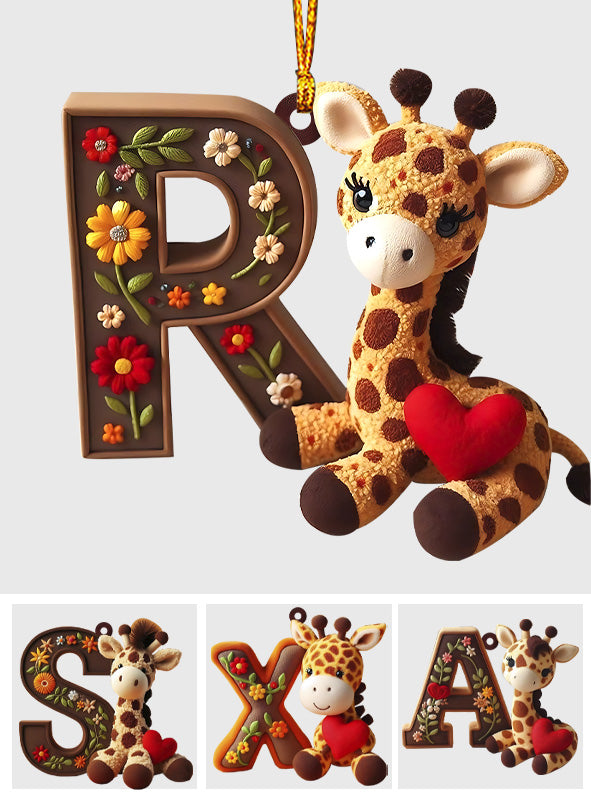 Niedliche Giraffe – personalisierter Kinderschmuck