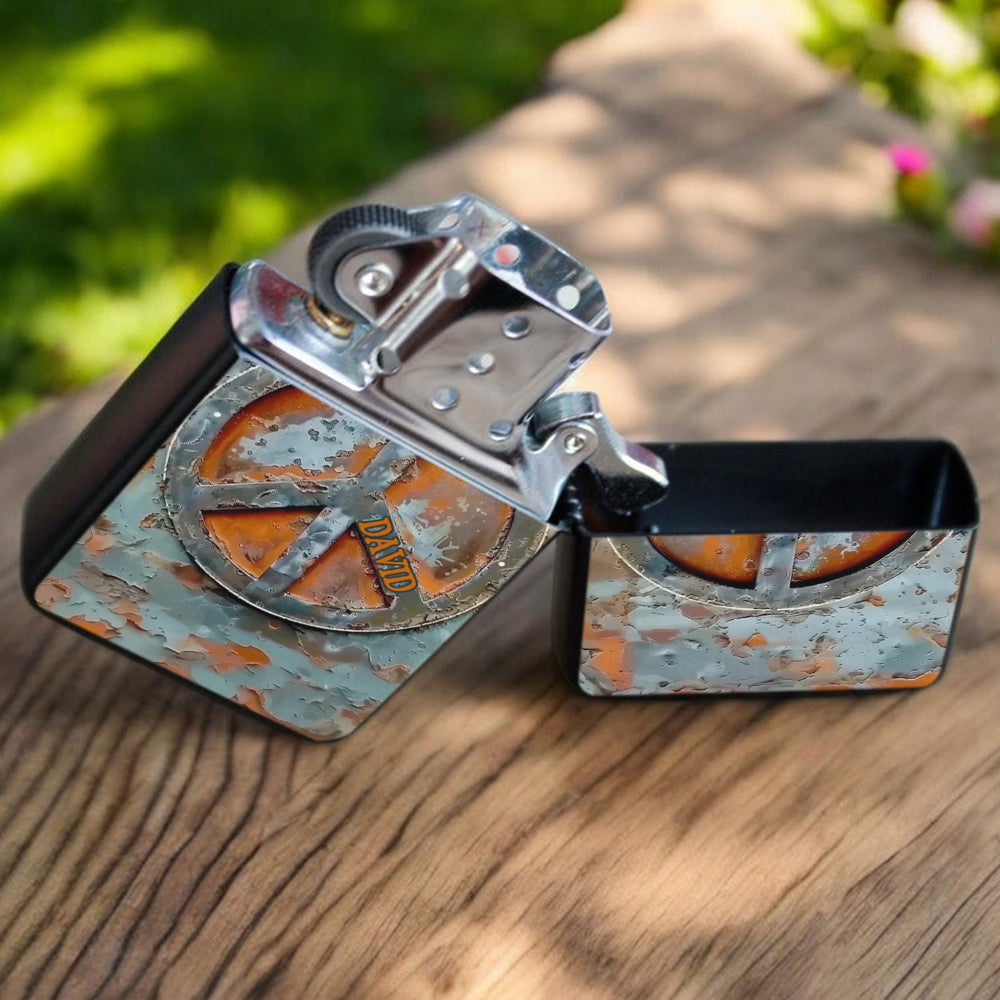 Vintage Hippie Soul – Personalisiertes Hippie-Feuerzeug