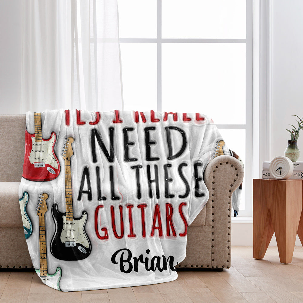Ich brauche all diese Gitarren – personalisierte Gitarrendecke