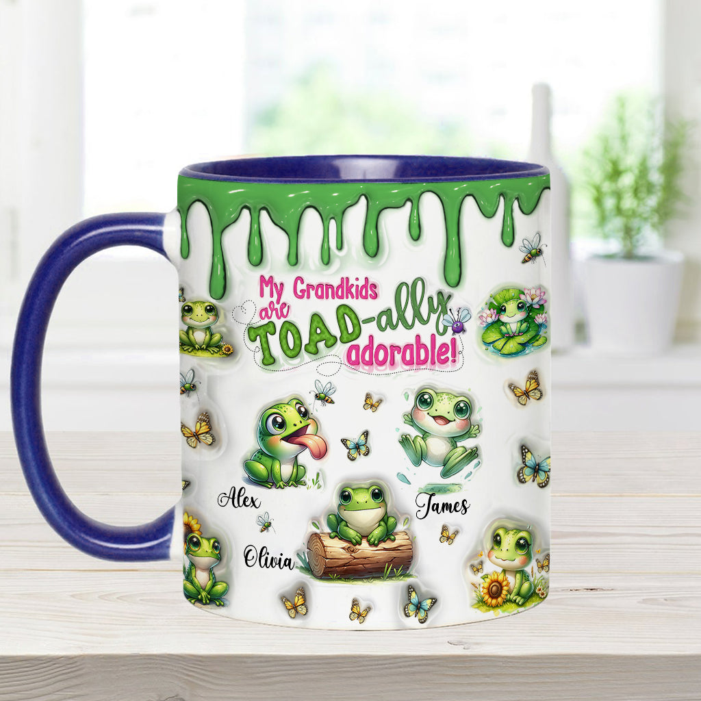 Adorablement crapaud - Mug personnalisé à motif grenouille