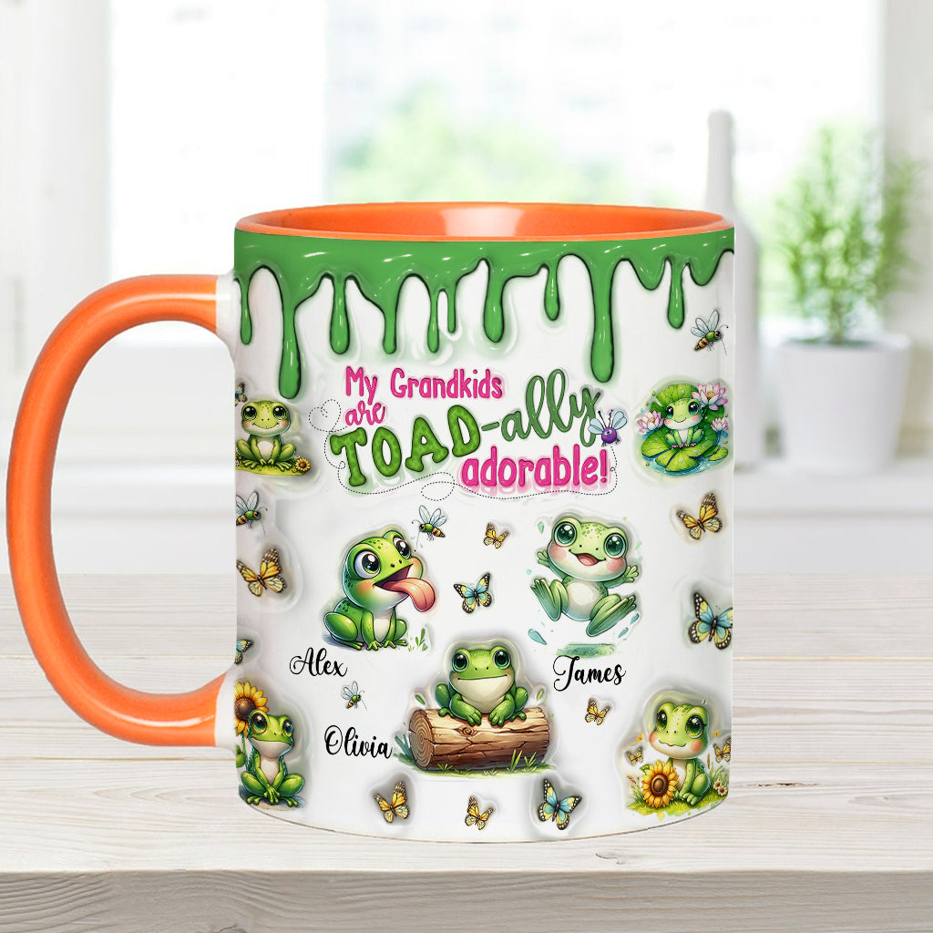 Adorablement crapaud - Mug personnalisé à motif grenouille