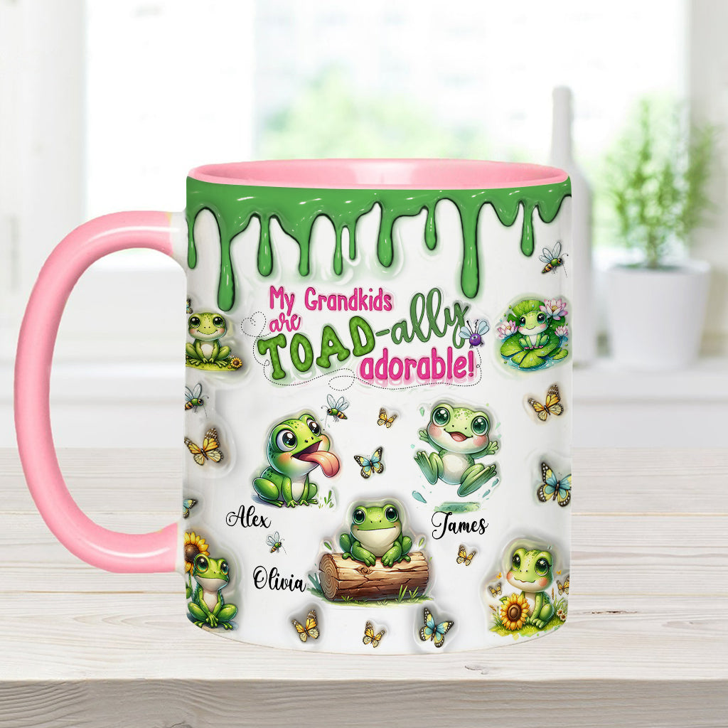 Adorablement crapaud - Mug personnalisé à motif grenouille
