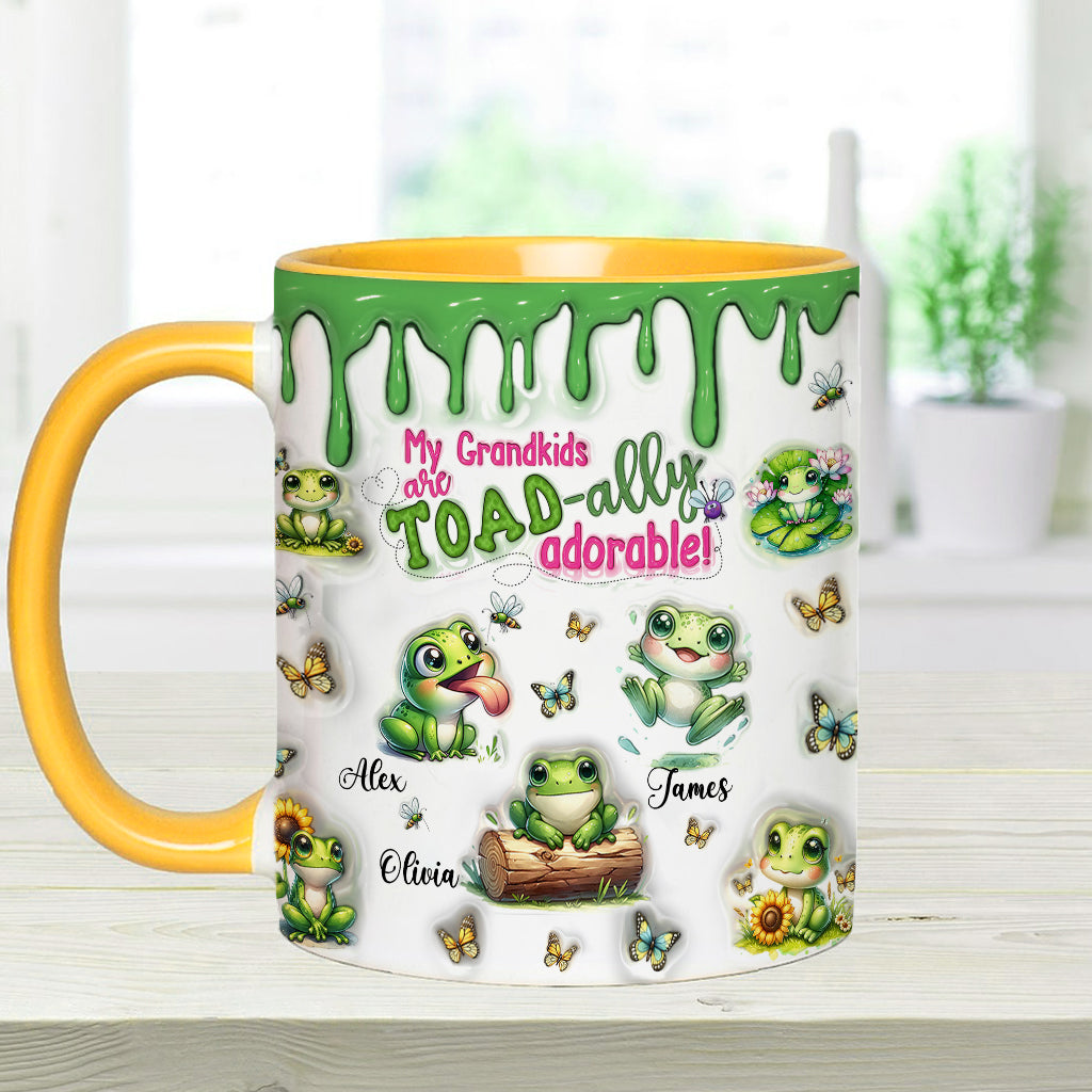 Adorablement crapaud - Mug personnalisé à motif grenouille