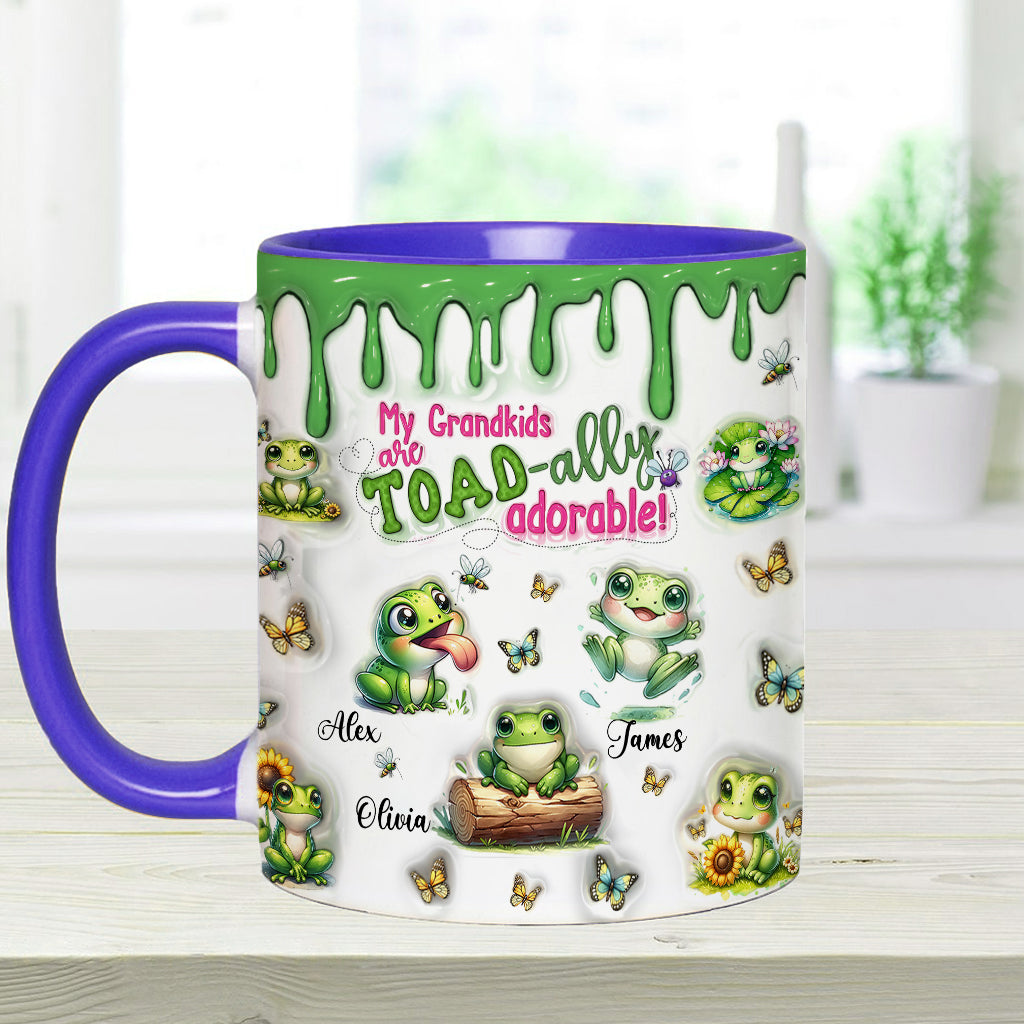 Adorablement crapaud - Mug personnalisé à motif grenouille