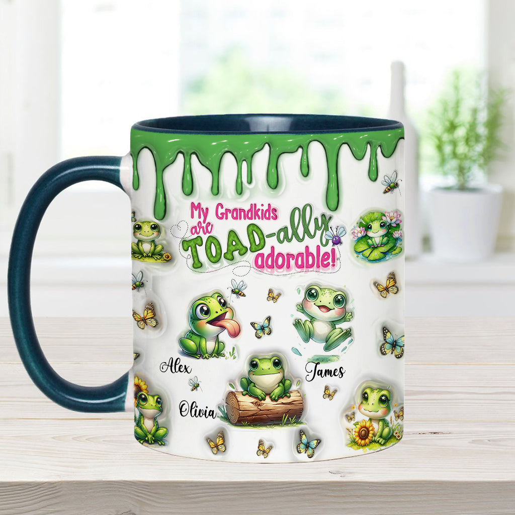 Adorablement crapaud - Mug personnalisé à motif grenouille