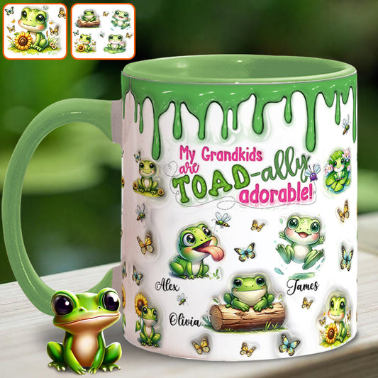 Adorablement crapaud - Mug personnalisé à motif grenouille