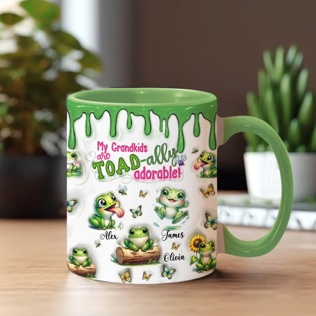 Adorablement crapaud - Mug personnalisé à motif grenouille
