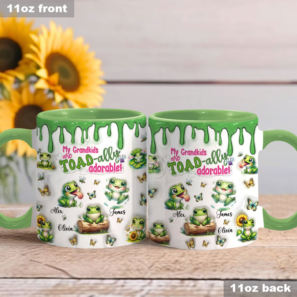 Adorablement crapaud - Mug personnalisé à motif grenouille