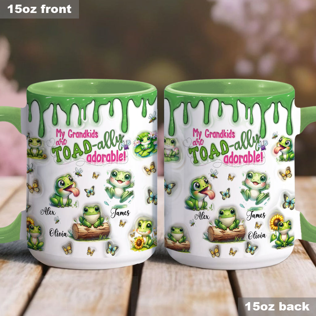 Adorablement crapaud - Mug personnalisé à motif grenouille