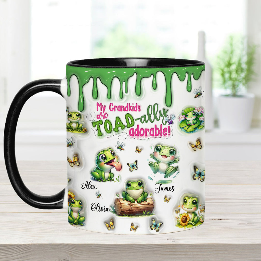 Adorablement crapaud - Mug personnalisé à motif grenouille