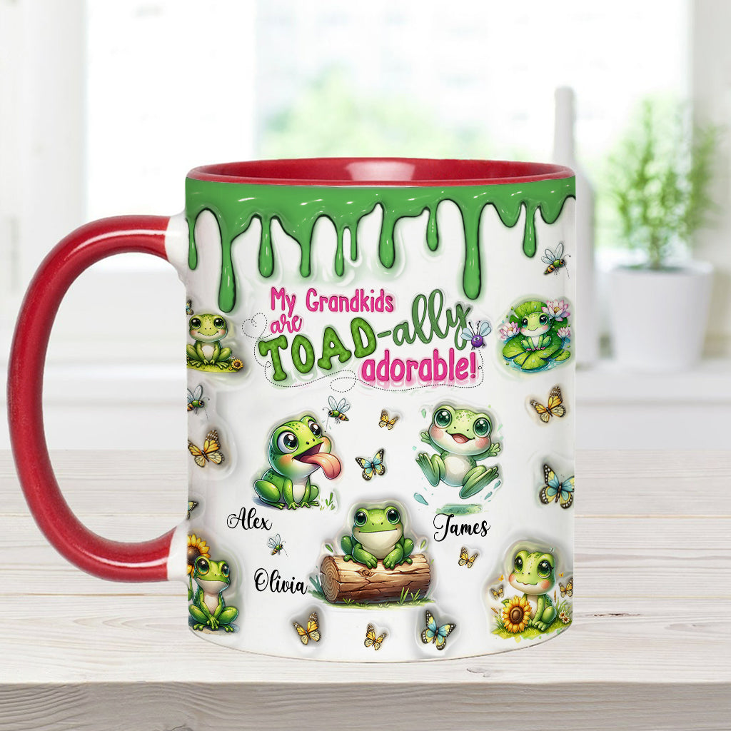 Adorablement crapaud - Mug personnalisé à motif grenouille