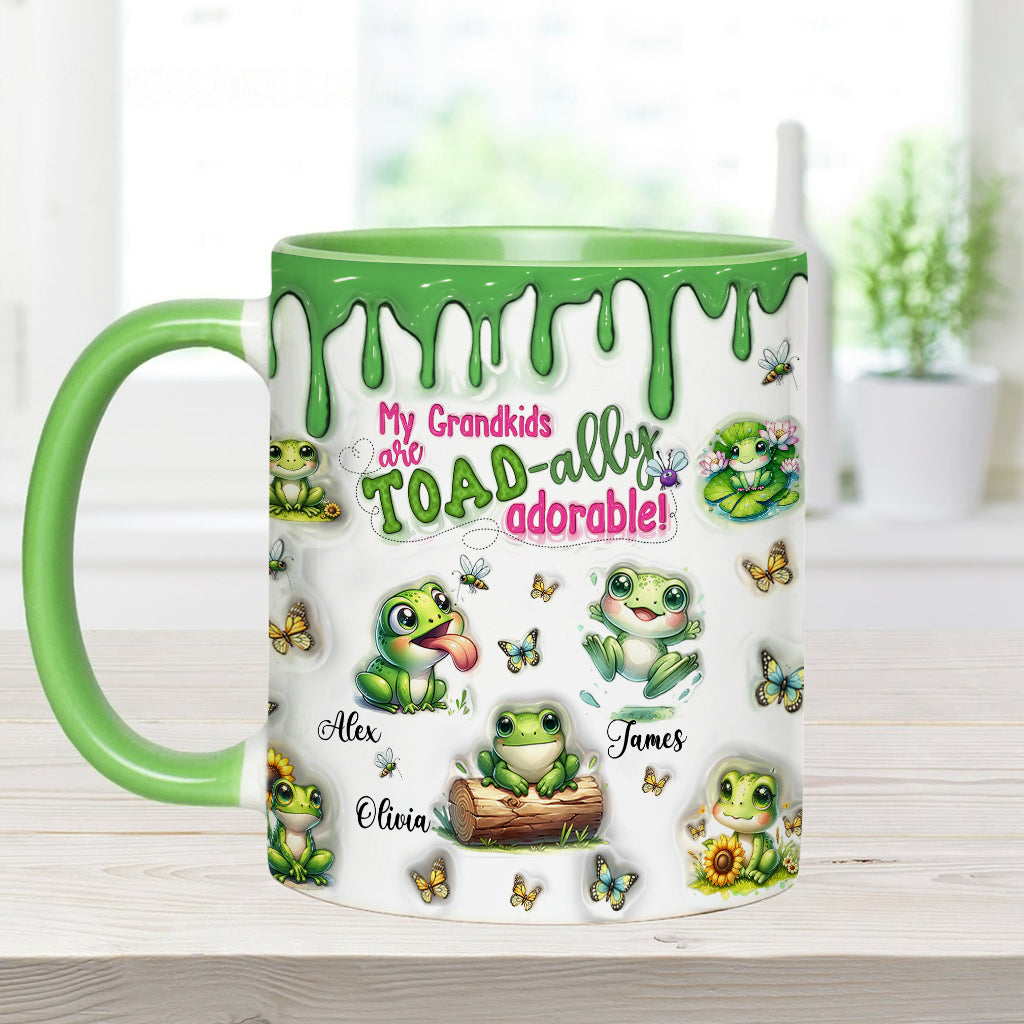 Adorablement crapaud - Mug personnalisé à motif grenouille