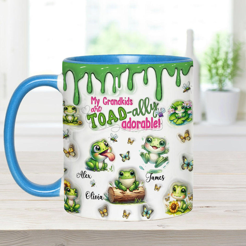 Adorablement crapaud - Mug personnalisé à motif grenouille