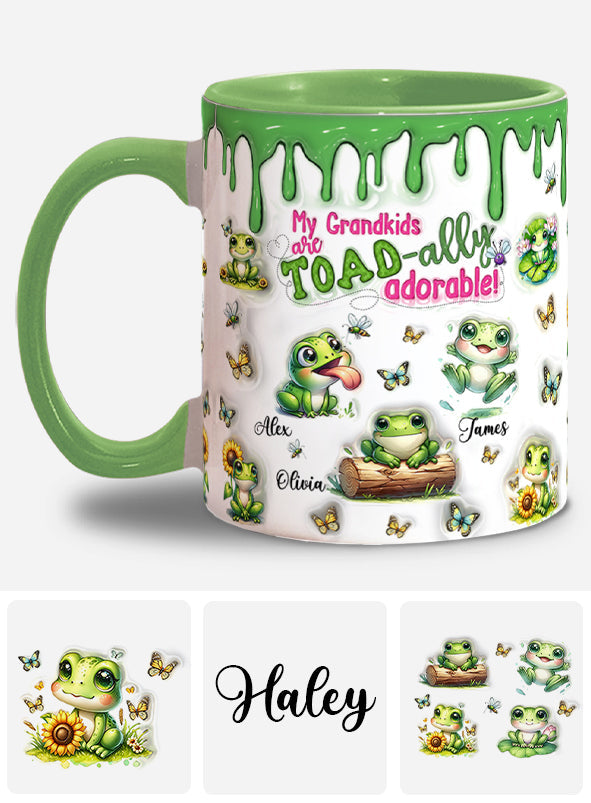 Adorablement crapaud - Mug personnalisé à motif grenouille