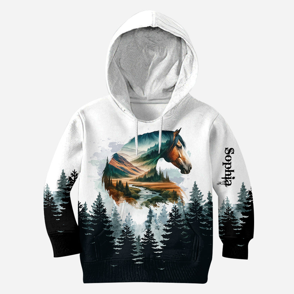 Horse Girl - Personalized Horse Hoodie and Leggings