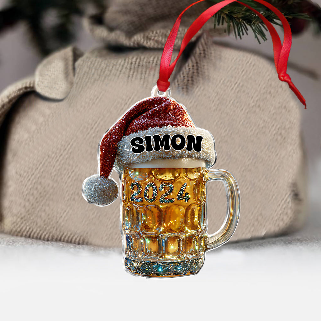 Joyeux Beermas - Ornement de bière personnalisé