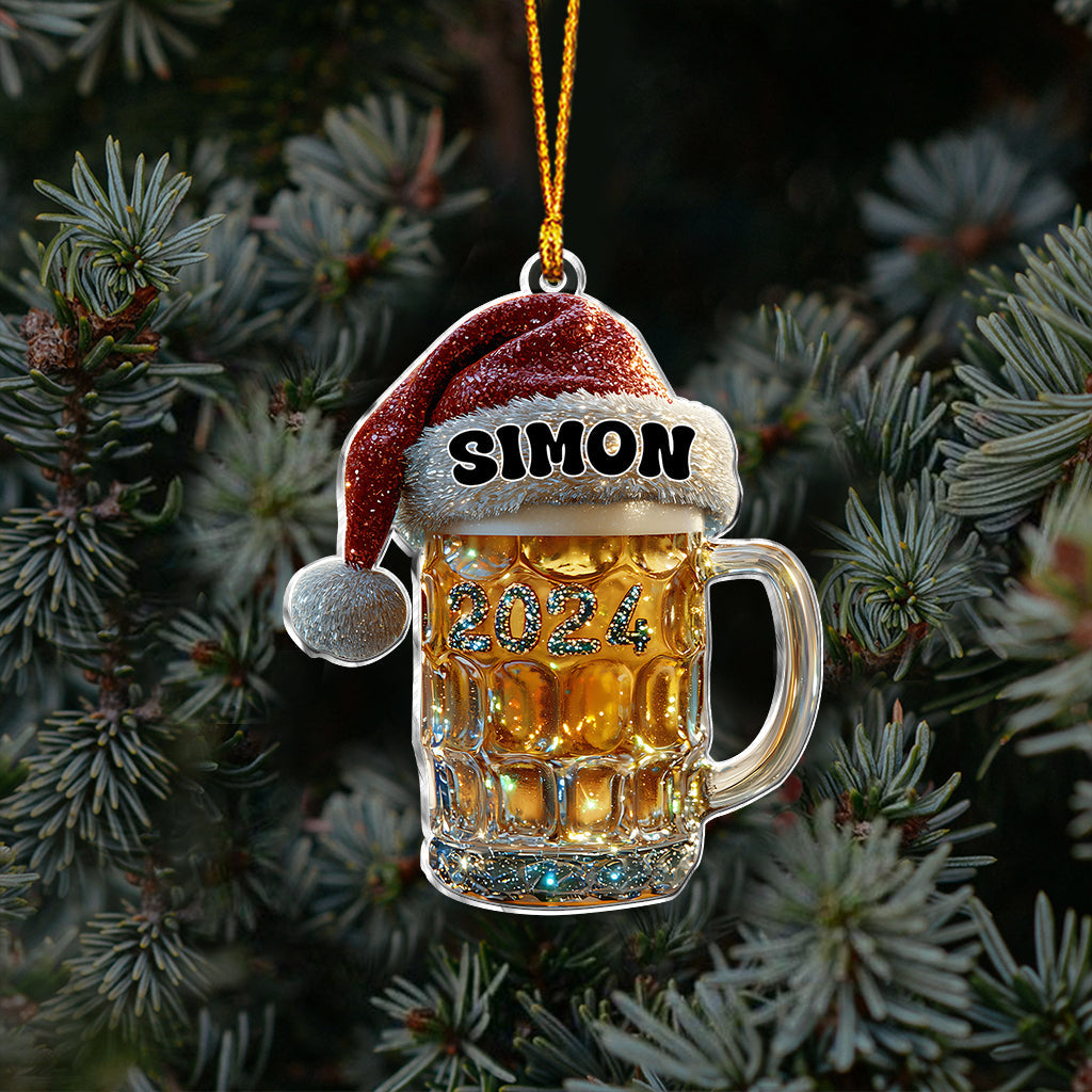 Joyeux Beermas - Ornement de bière personnalisé