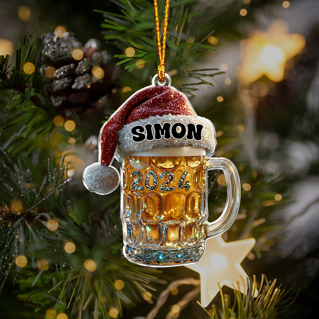 Joyeux Beermas - Ornement de bière personnalisé