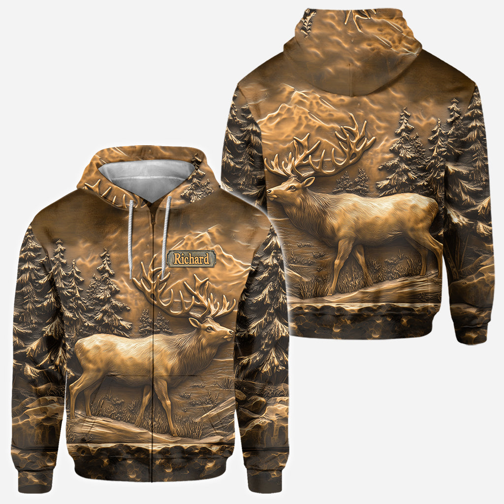 T-shirt de chasse personnalisé « Chasse au cerf »