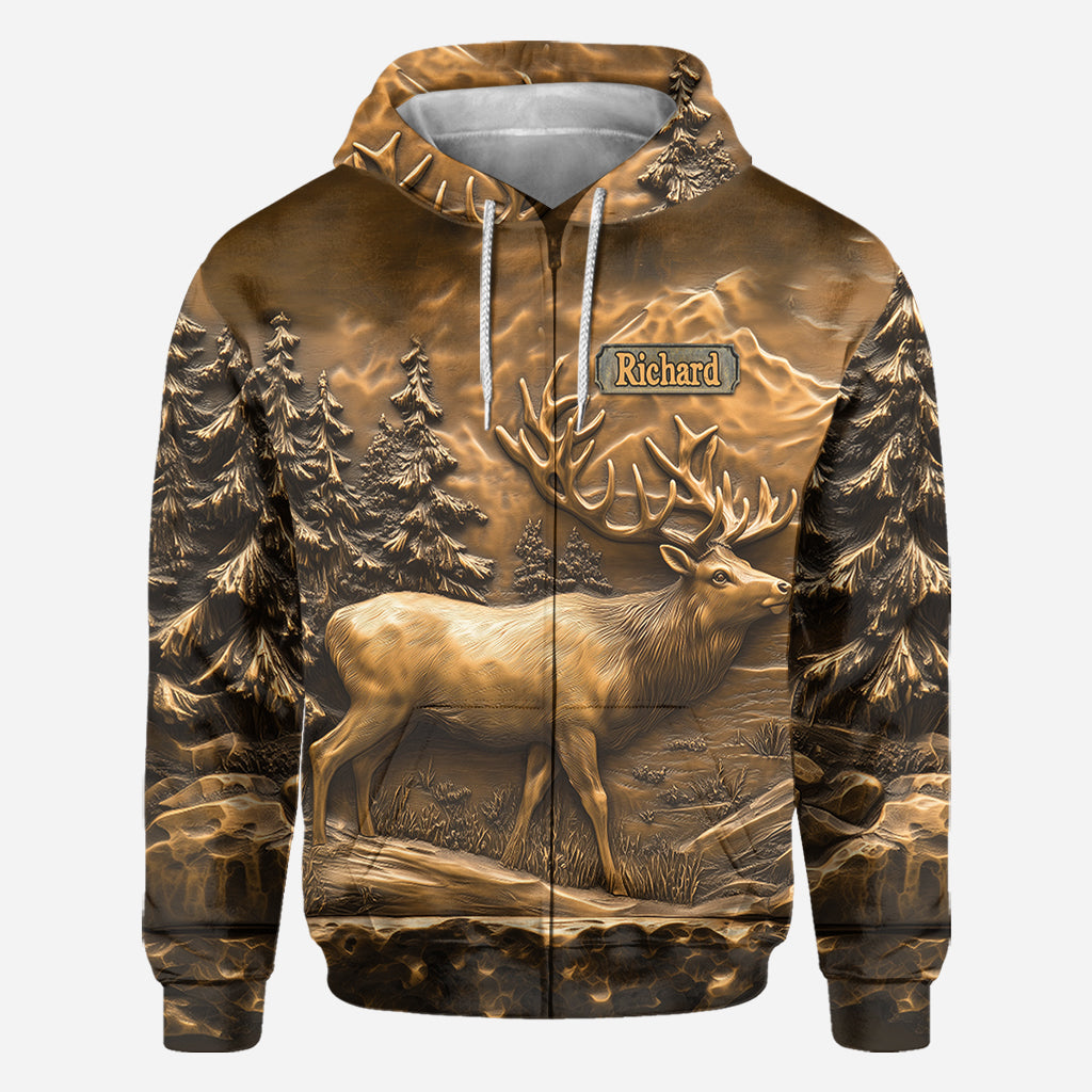 T-shirt de chasse personnalisé « Chasse au cerf »