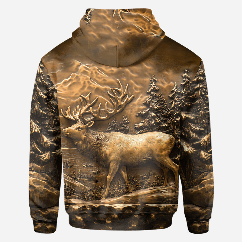 T-shirt de chasse personnalisé « Chasse au cerf »