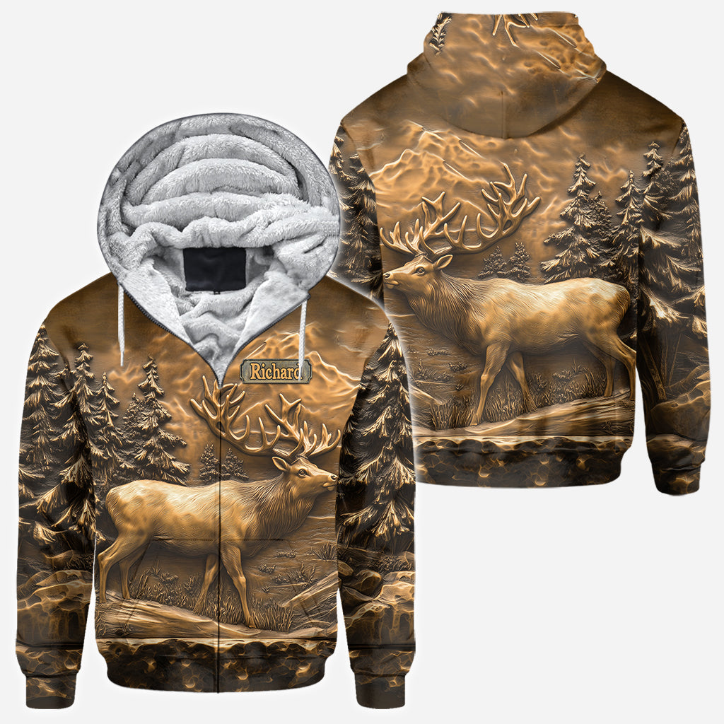 T-shirt de chasse personnalisé « Chasse au cerf »