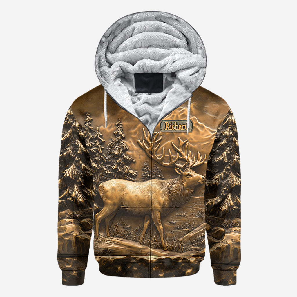 T-shirt de chasse personnalisé « Chasse au cerf »
