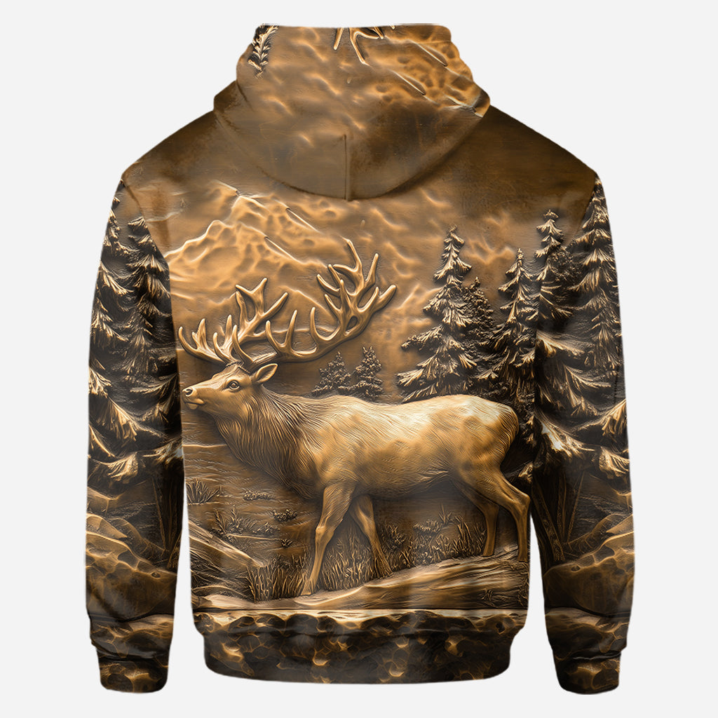 T-shirt de chasse personnalisé « Chasse au cerf »