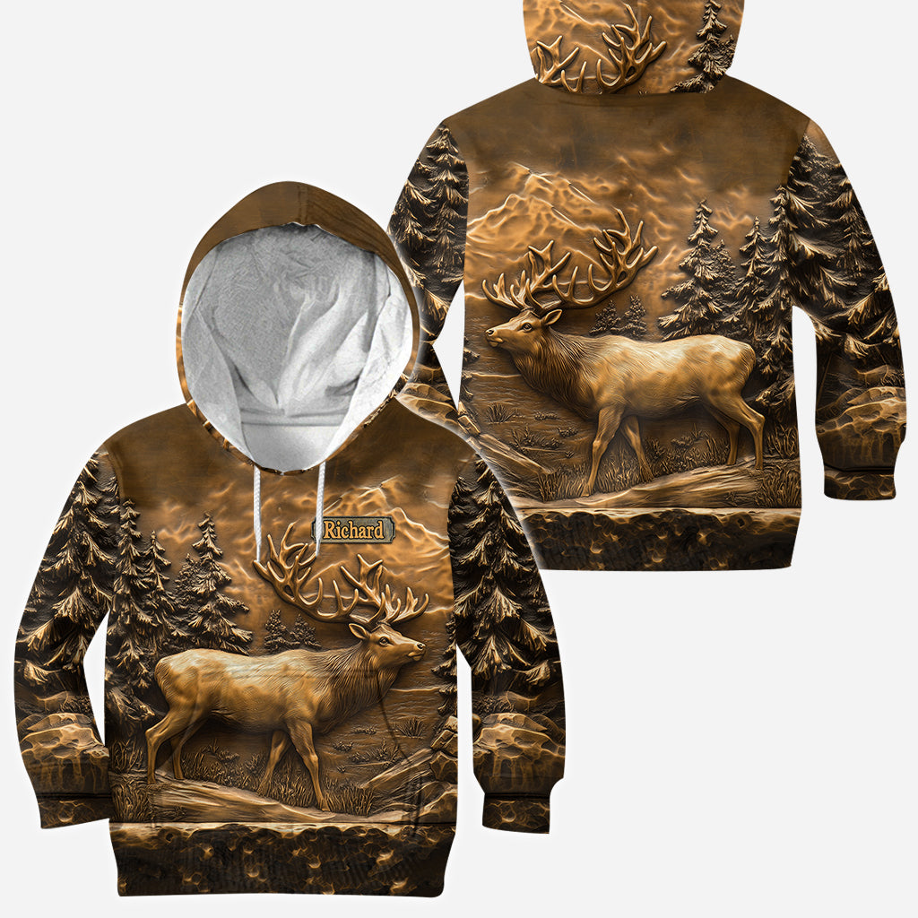 T-shirt de chasse personnalisé « Chasse au cerf »