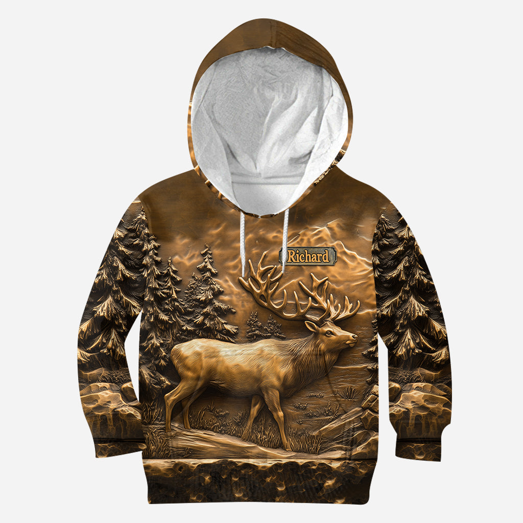 T-shirt de chasse personnalisé « Chasse au cerf »