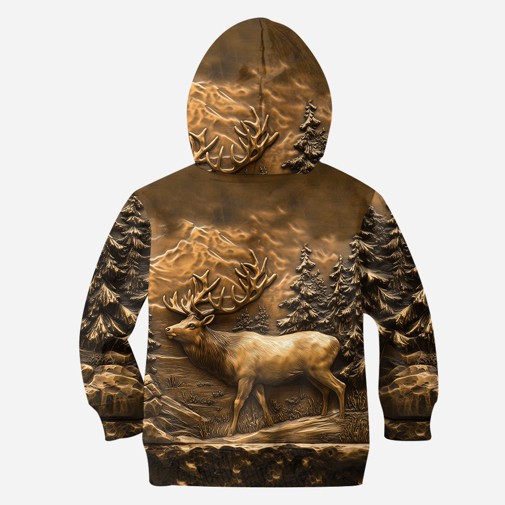 T-shirt de chasse personnalisé « Chasse au cerf »