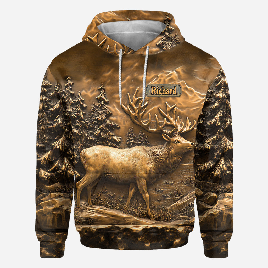 T-shirt de chasse personnalisé « Chasse au cerf »