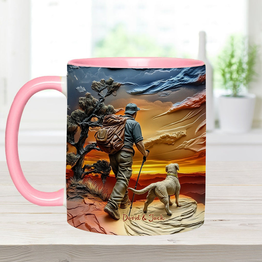 Tous ceux qui errent ne sont pas perdus - Mug de randonnée personnalisé