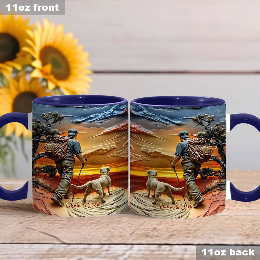 Tous ceux qui errent ne sont pas perdus - Mug de randonnée personnalisé