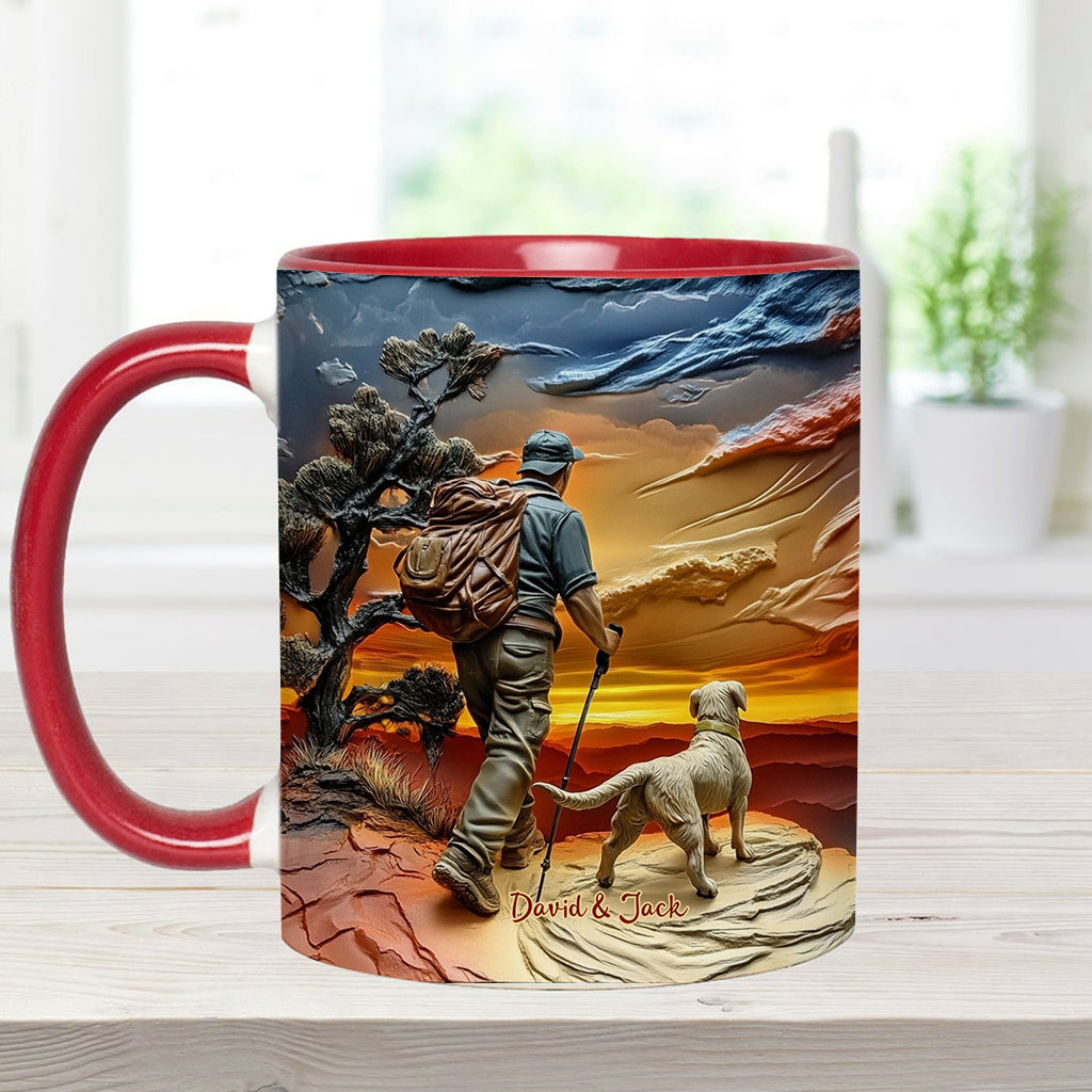 Tous ceux qui errent ne sont pas perdus - Mug de randonnée personnalisé