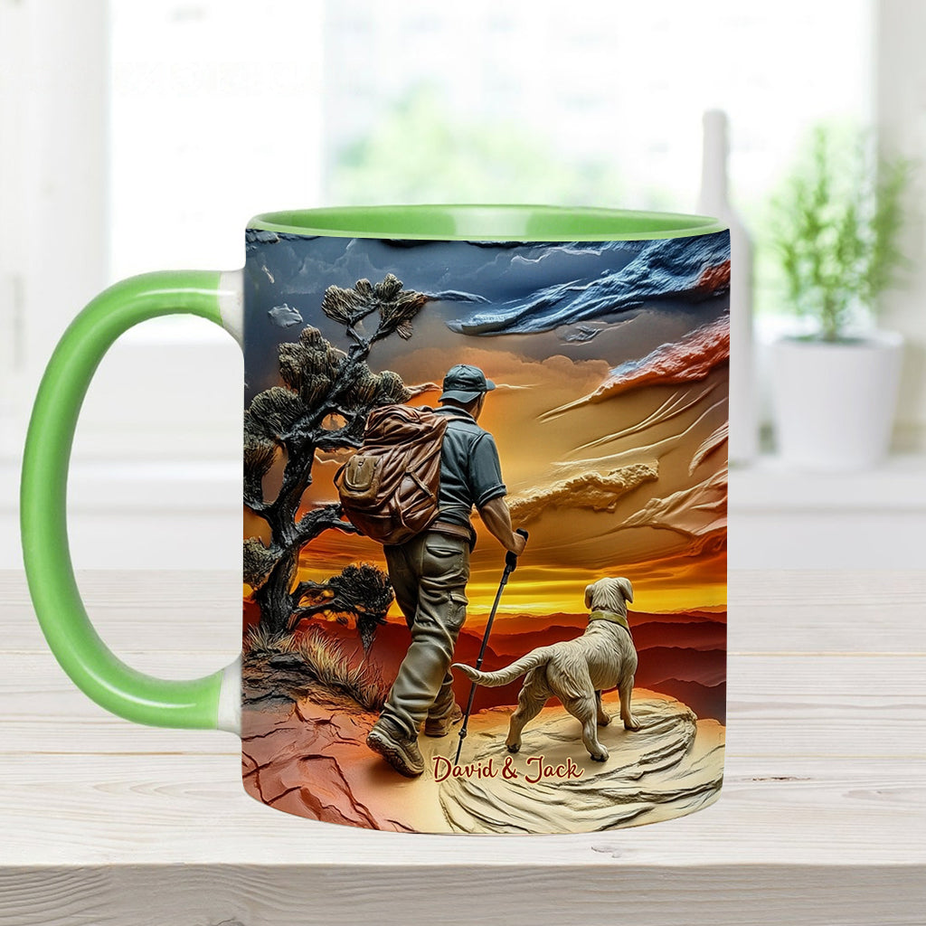 Tous ceux qui errent ne sont pas perdus - Mug de randonnée personnalisé