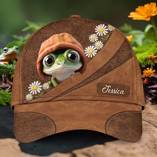 Adorable grenouille - Casquette classique personnalisée grenouille