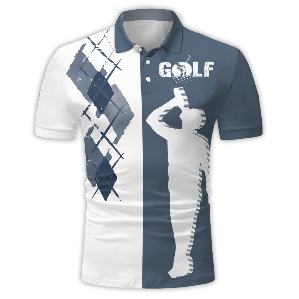 Polo de golf personnalisé Swing Swear Drink -