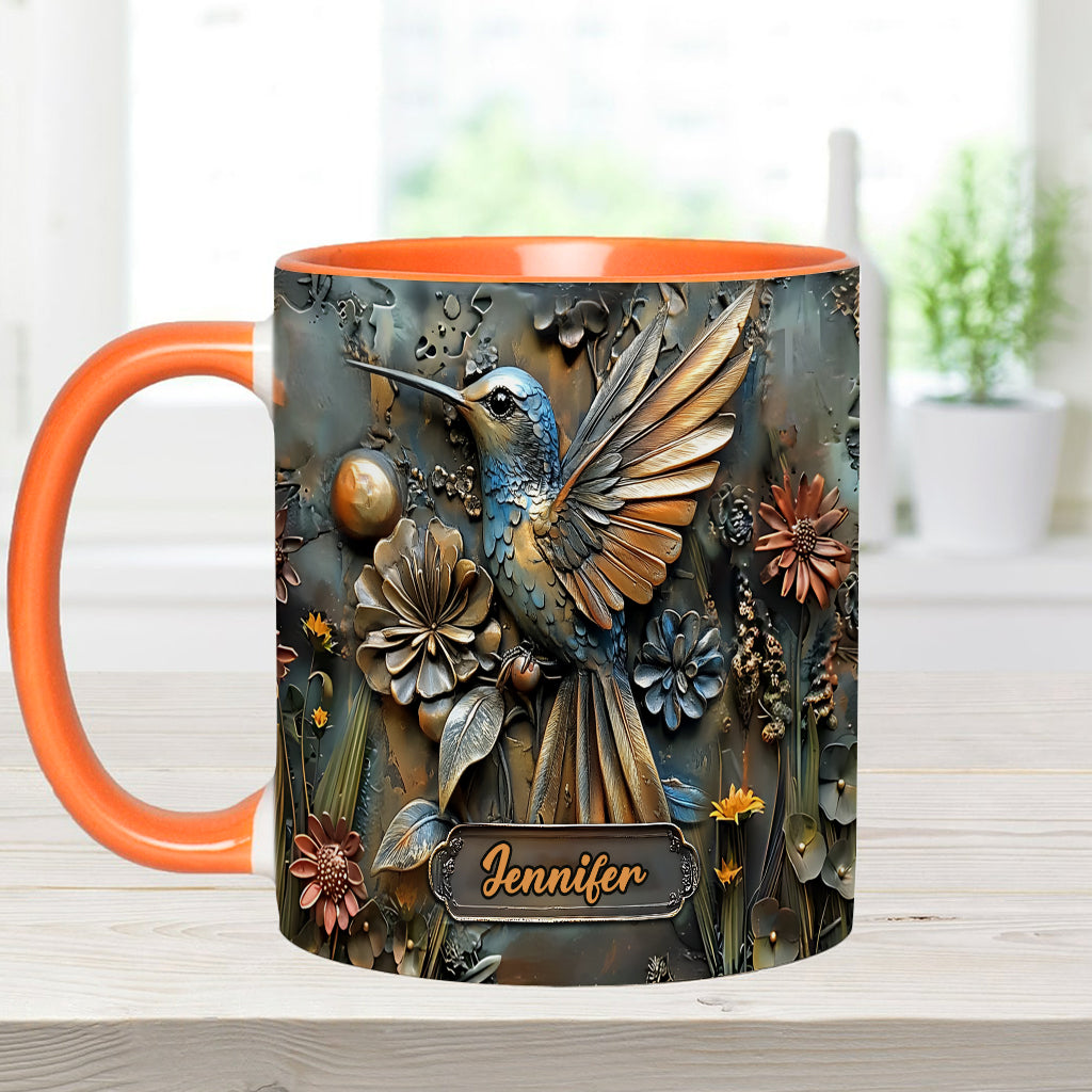 Mug personnalisé à motif colibri - Magnifique mug à motif colibri