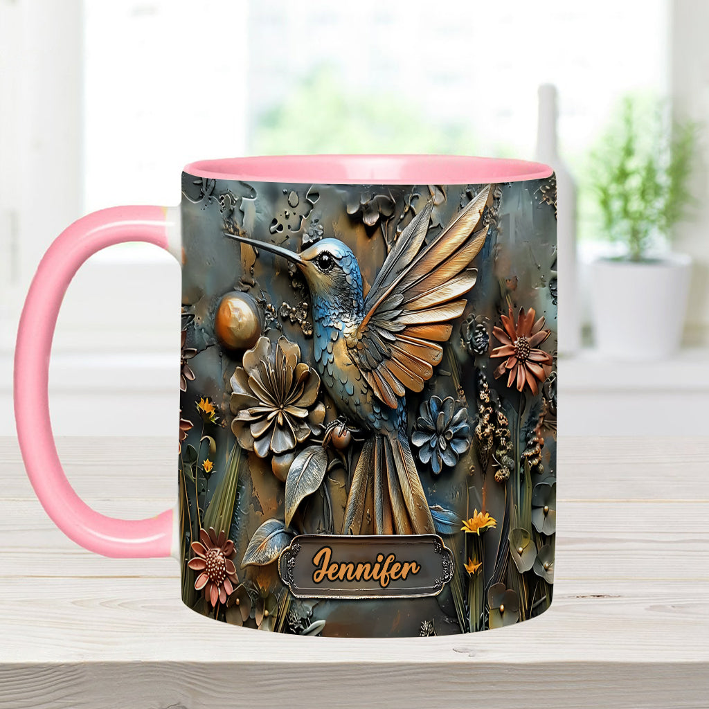 Mug personnalisé à motif colibri - Magnifique mug à motif colibri