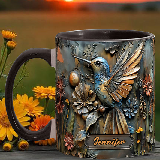Mug personnalisé à motif colibri - Magnifique mug à motif colibri