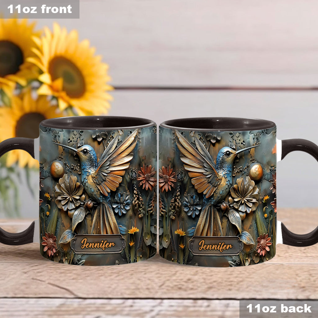Mug personnalisé à motif colibri - Magnifique mug à motif colibri