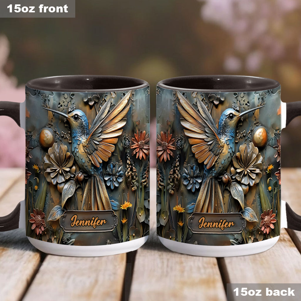 Mug personnalisé à motif colibri - Magnifique mug à motif colibri