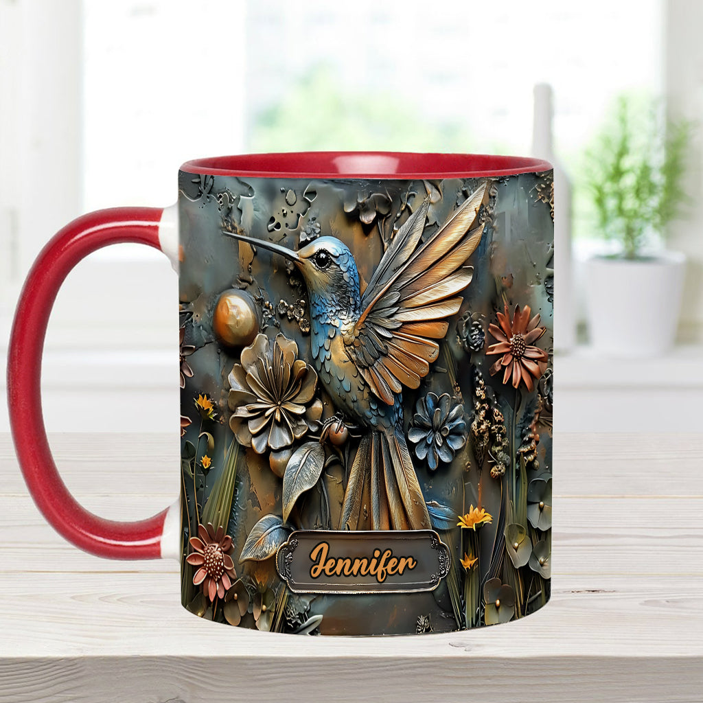 Mug personnalisé à motif colibri - Magnifique mug à motif colibri