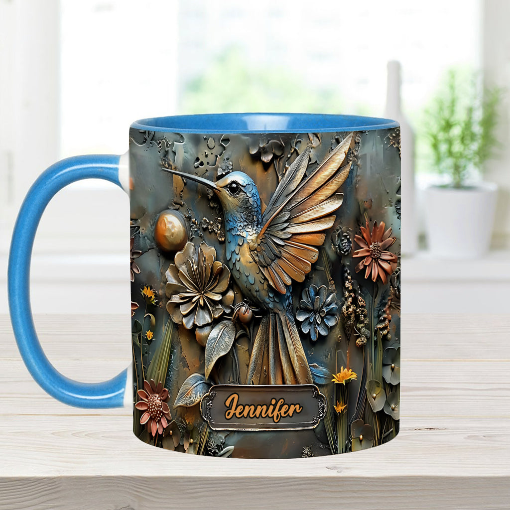 Mug personnalisé à motif colibri - Magnifique mug à motif colibri
