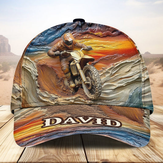 Born To Ride – Personalisierte Dirtbike-Klassikerkappe