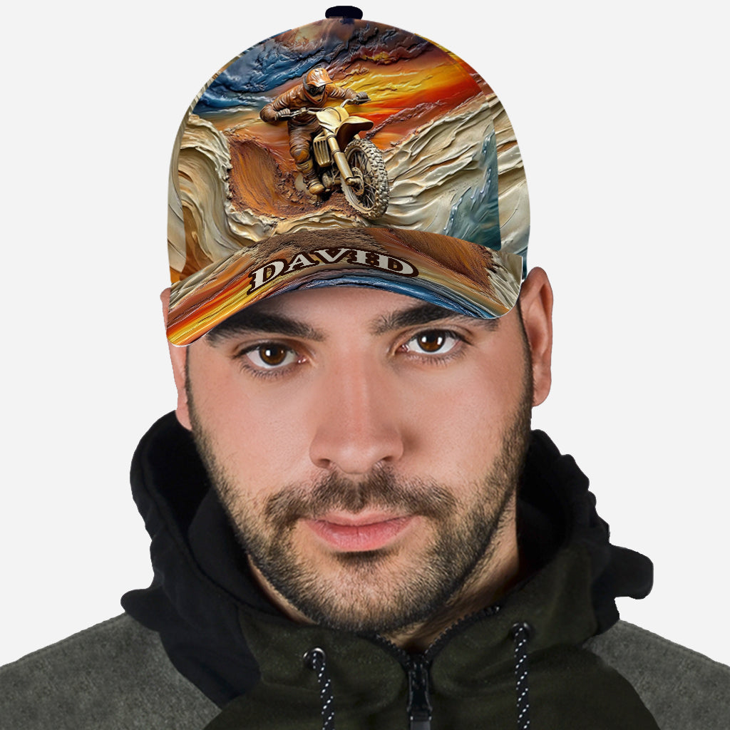 Born To Ride – Personalisierte Dirtbike-Klassikerkappe