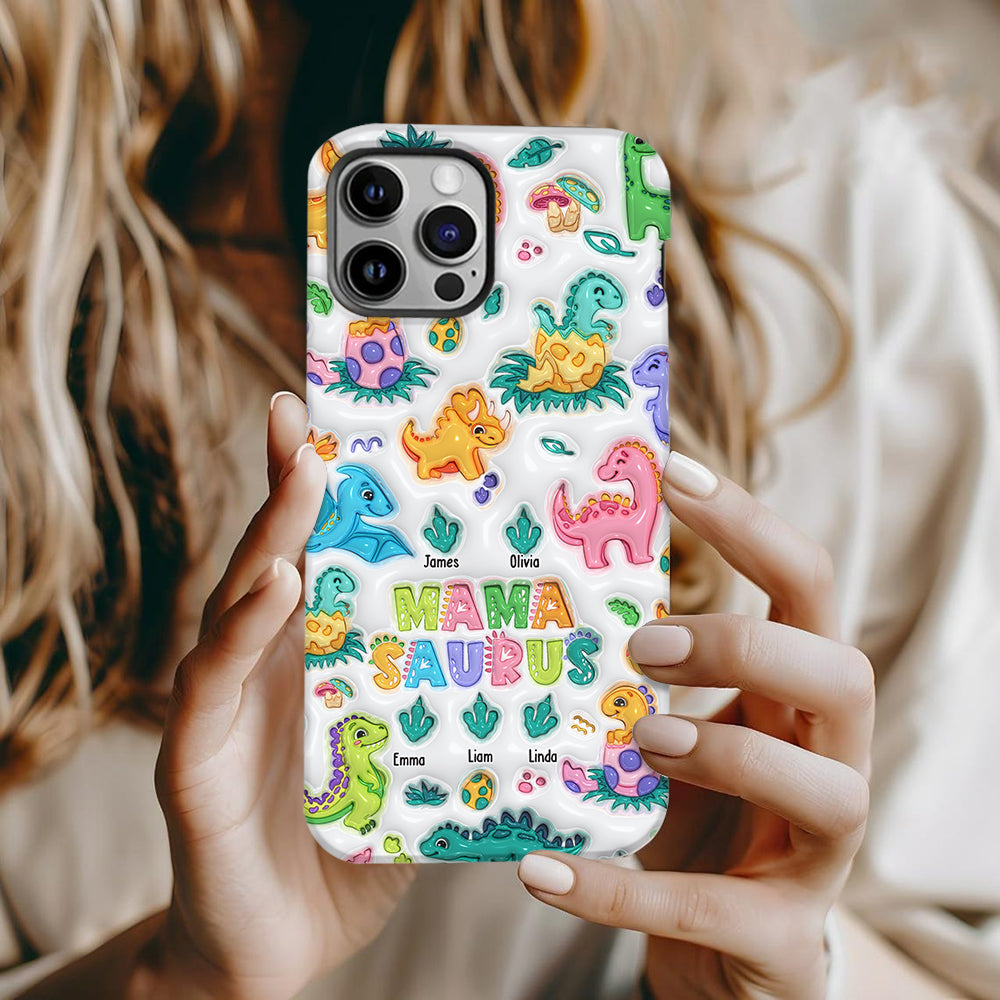 Mamasaurus - Personalized Mother Full Print Phone Case